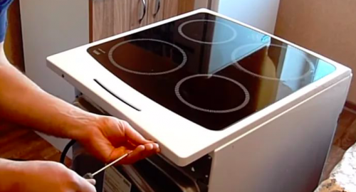 Ремонт сенсорной электроплиты. Советск